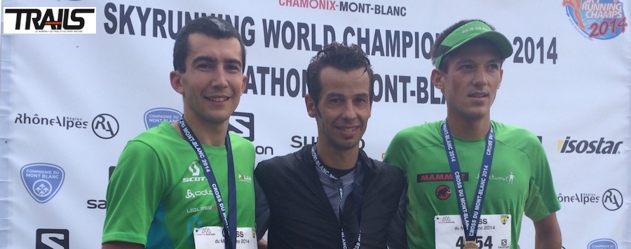 Podium hommes cross du Mont Blanc 2014