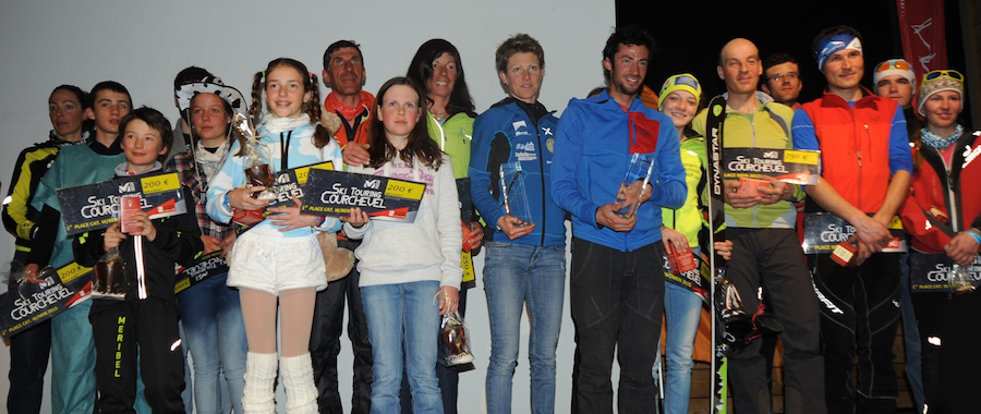 Laureats des Millet Ski Touring Courchevel 2014-2015.