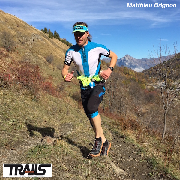 Matthieu Brignon, au départ de l'Endurance Trail 2015