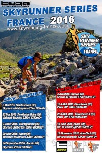Affiche SKY RUNNER SERIES FRANCE 2016