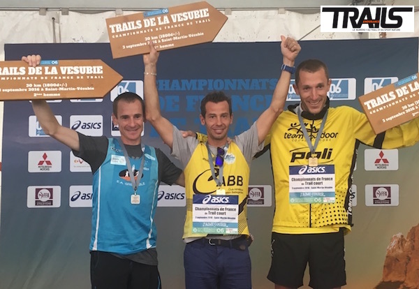 Championnat de France de Trail 2016 - podiums hommes