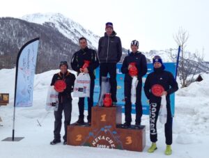 Podium Trail Blanc de la clarée 2018 20km-hommes