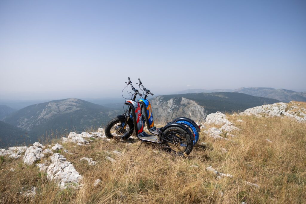 Trottinettes électriques pour le trail